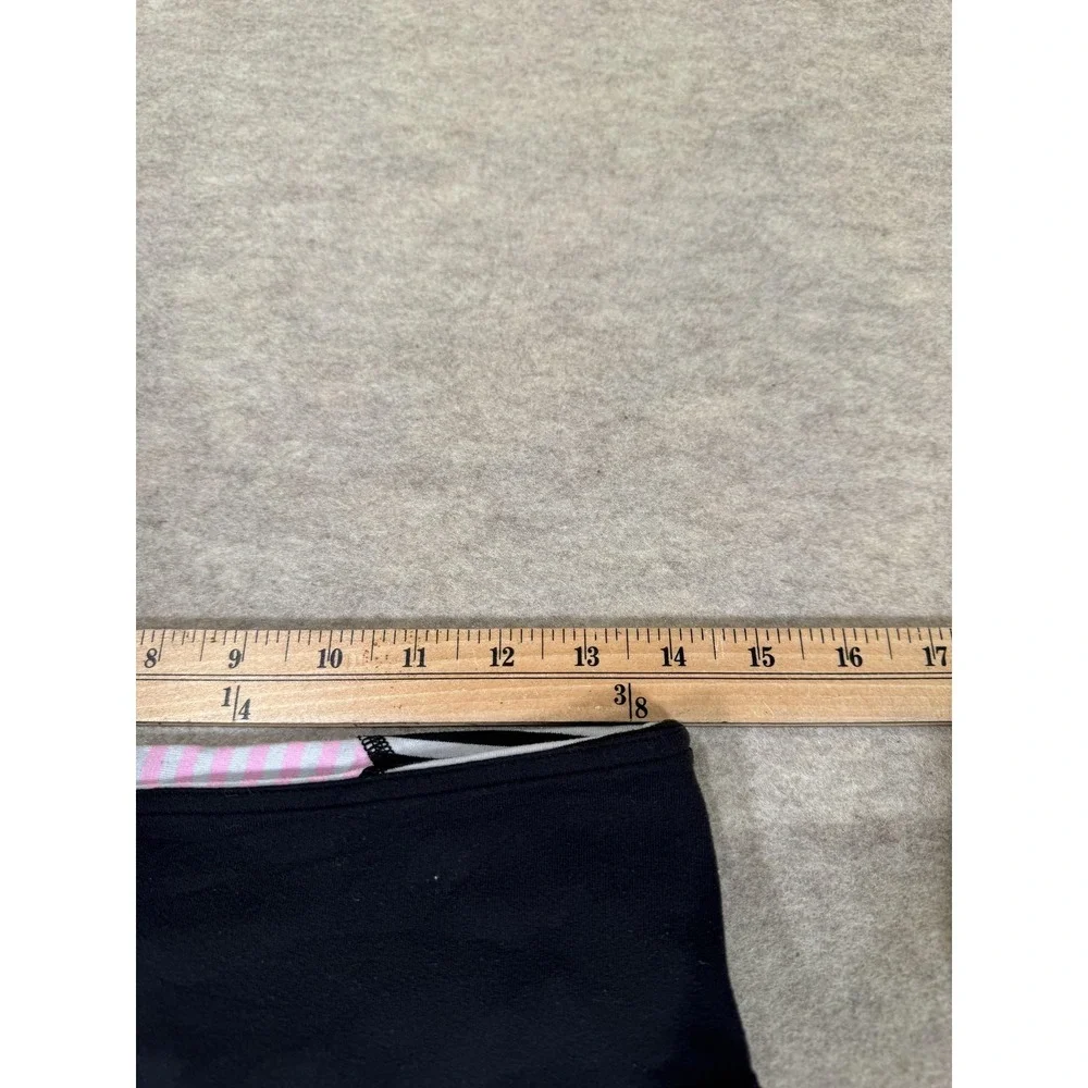 Lululemon Leggings Womens 8 Black Capri Foldover Waist Yoga Athletic Gym Stretch
